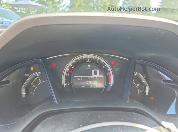 2HGFC2F59GH535612 2016 HONDA CIVIC Gray 