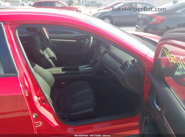 2HGFC2F59GH536579 2016 HONDA CIVIC Red Front interior view
