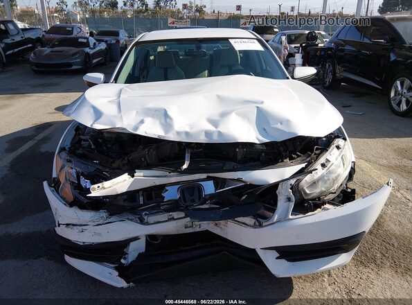 2HGFC2F59HH505124 2017 HONDA CIVIC White Սարքավորումների վահանակի տեսք