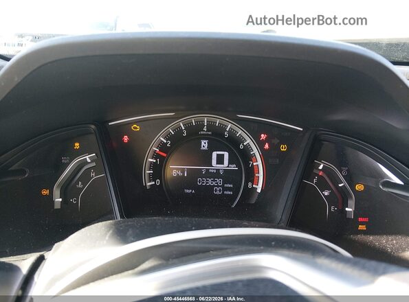 2HGFC2F59HH505124 2017 HONDA CIVIC White Հետևի նստատեղերի տեսք