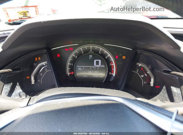 2HGFC2F59HH522943 2017 HONDA CIVIC Blue Widok tylnych siedzeń