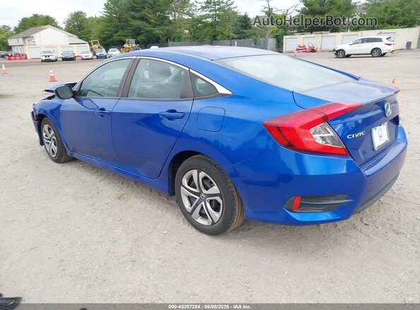 2HGFC2F59HH522943 2017 HONDA CIVIC Blue Tył lewy