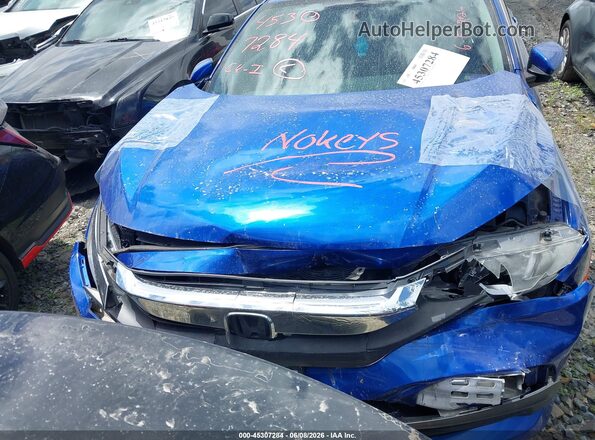 2HGFC2F59HH522943 2017 HONDA CIVIC Blue Widok zestawu wskaźników