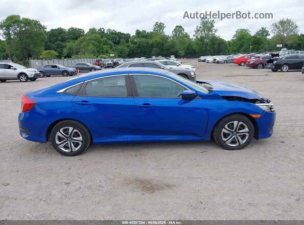 2HGFC2F59HH522943 2017 HONDA CIVIC Blue Widok wnętrza z tyłu