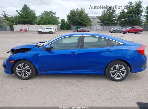 2HGFC2F59HH522943 2017 HONDA CIVIC Blue Widok wnętrza 360 stopni