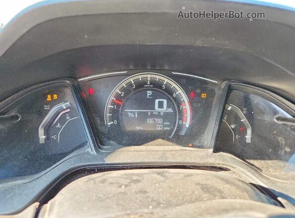 2HGFC2F59HH530315 2017 HONDA CIVIC Silver Widok zestawu wskaźników