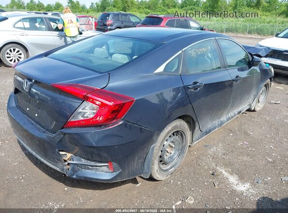 2HGFC2F59HH572144 2017 HONDA CIVIC Синий Задняя правая четверть