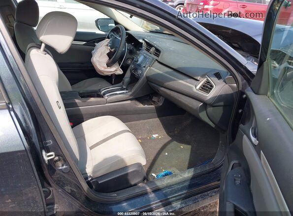 2HGFC2F59HH572144 2017 HONDA CIVIC Синий Вид салона спереди
