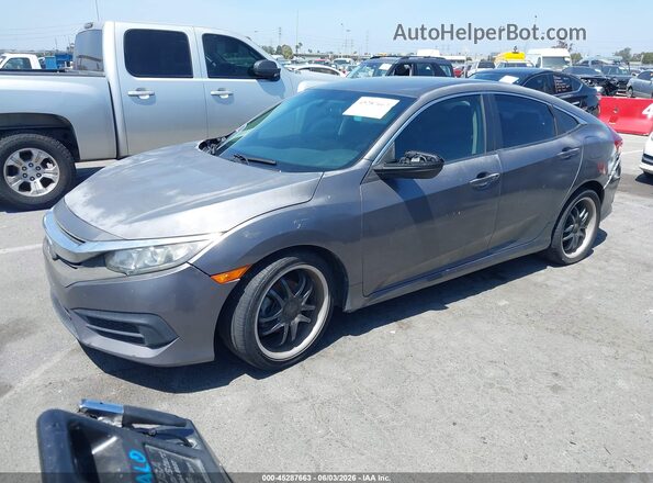 2HGFC2F59JH541434 2018 HONDA CIVIC Серый Передняя левая четверть