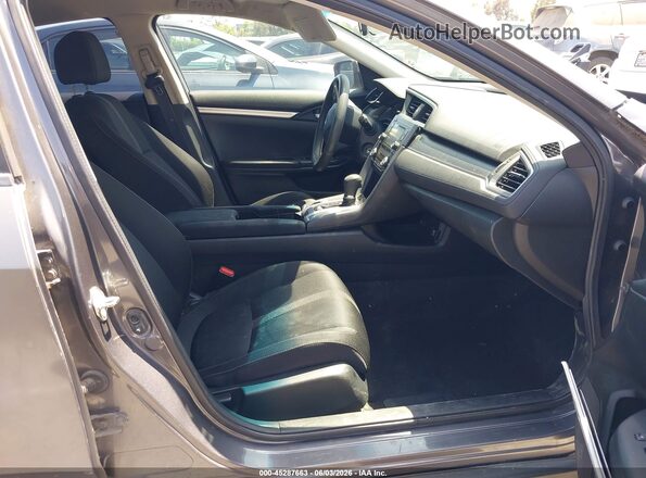 2HGFC2F59JH541434 2018 HONDA CIVIC Серый Вид салона спереди