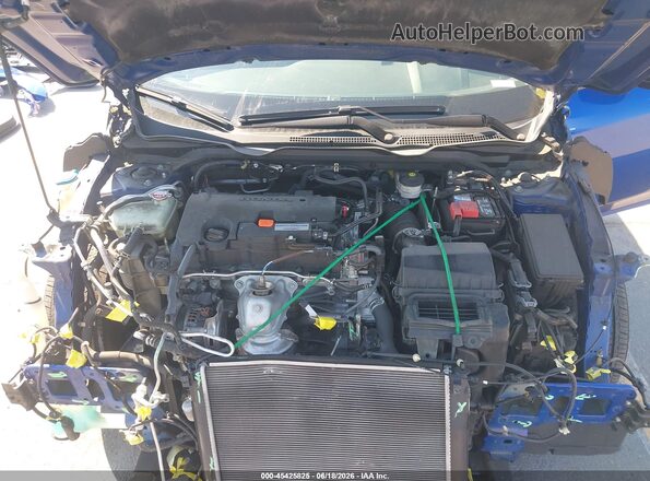 2HGFC2F59JH549243 2018 HONDA CIVIC Blue უკანა ხედი