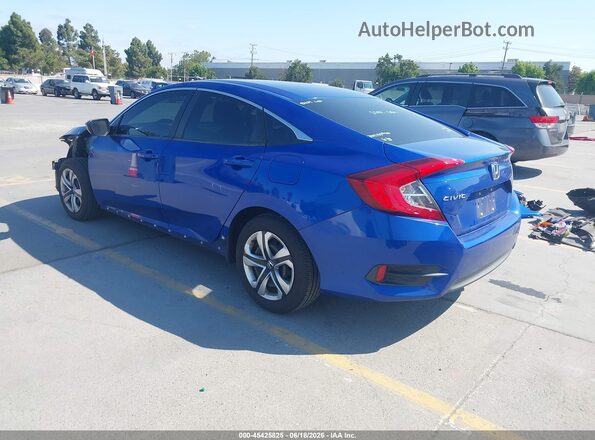 2HGFC2F59JH549243 2018 HONDA CIVIC Blue უკანა მარცხენა