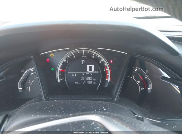 2HGFC2F59JH549243 2018 HONDA CIVIC Blue უკანა სავარძლების ხედი