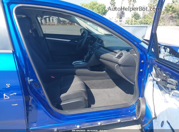 2HGFC2F59JH549243 2018 HONDA CIVIC Blue წინა სალონის ხედი