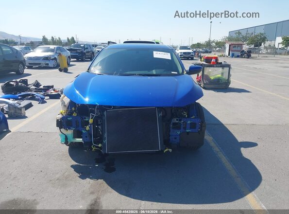 2HGFC2F59JH549243 2018 HONDA CIVIC Blue უკანა სალონის ხედი