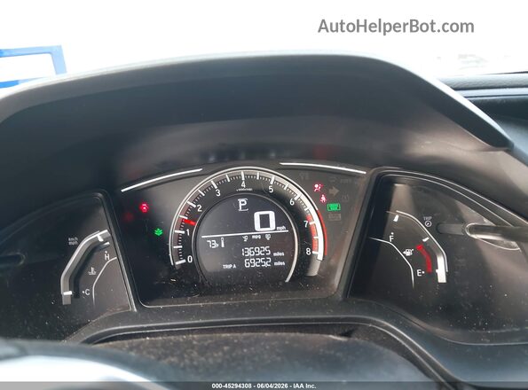 2HGFC2F59JH583098 2018 HONDA CIVIC Silver Widok tylnych siedzeń