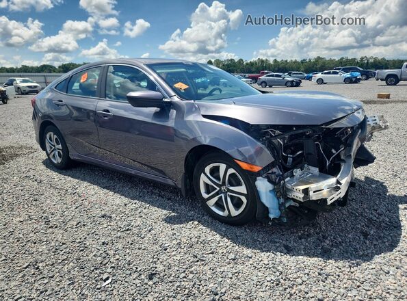 2HGFC2F59JH584381 2018 HONDA CIVIC Gray 