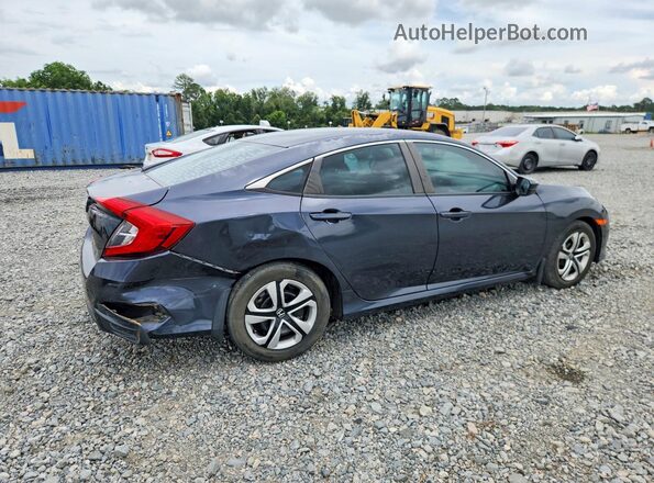 2HGFC2F59JH599639 2018 HONDA CIVIC Синий Задняя правая четверть