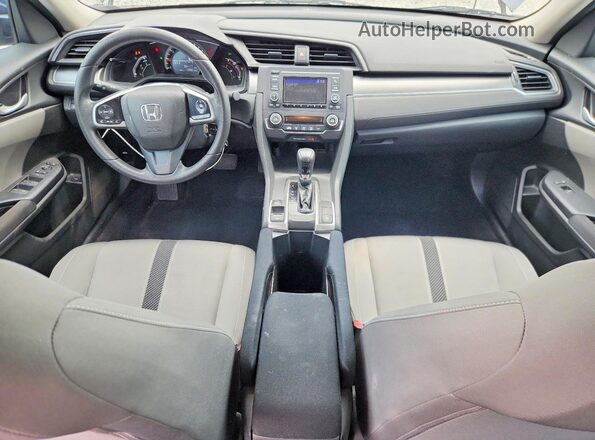 2HGFC2F59JH599639 2018 HONDA CIVIC Синий Вид панели приборов