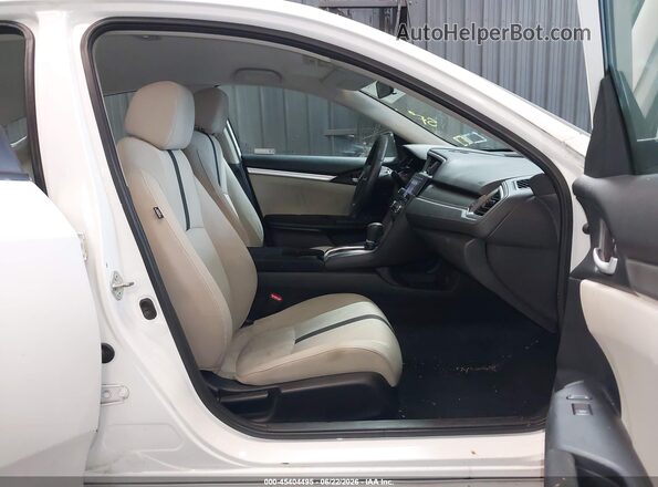 2HGFC2F59JH603253 2018 HONDA CIVIC Белый Вид салона спереди