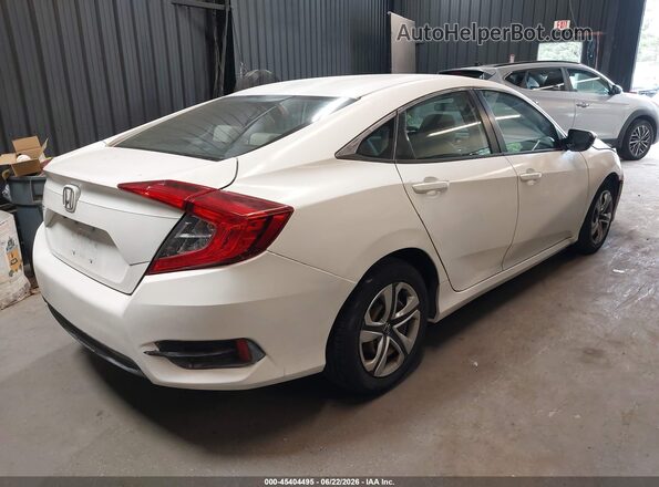 2HGFC2F59JH603253 2018 HONDA CIVIC Белый Задняя правая четверть