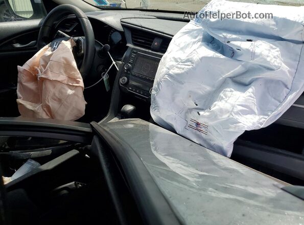2HGFC2F59JH608923 2018 HONDA CIVIC Silver Widok deski rozdzielczej