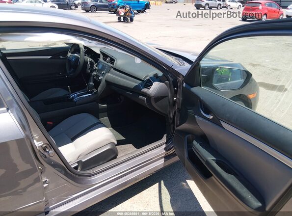 2HGFC2F5XGH507267 2016 HONDA CIVIC Gray Front interior view