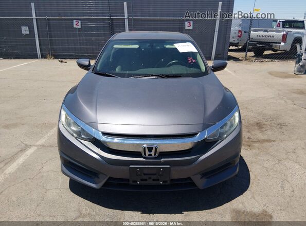 2HGFC2F5XGH507267 2016 HONDA CIVIC Gray Rear interior view