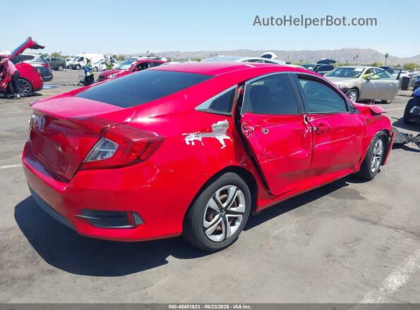 2HGFC2F5XGH514168 2016 HONDA CIVIC Red Հետևի աջ