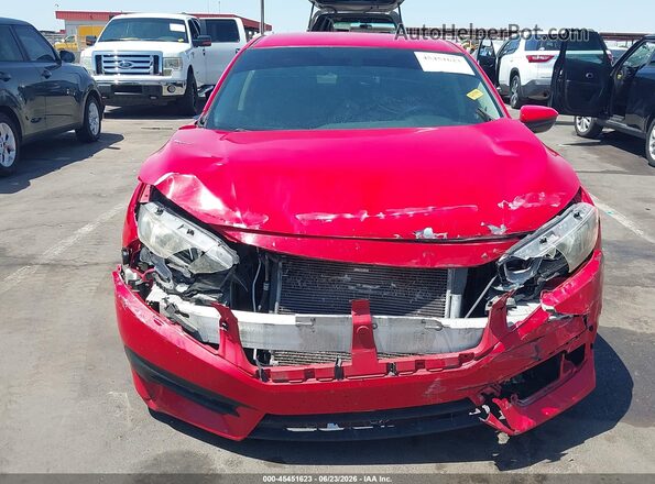 2HGFC2F5XGH514168 2016 HONDA CIVIC Red Առջևի վահանակի տեսք
