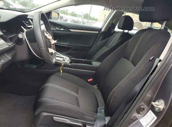 2HGFC2F5XGH522576 2016 HONDA CIVIC Серый Вид салона спереди