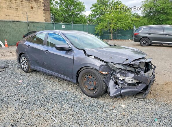 2HGFC2F5XGH522576 2016 HONDA CIVIC Серый Передняя правая четверть