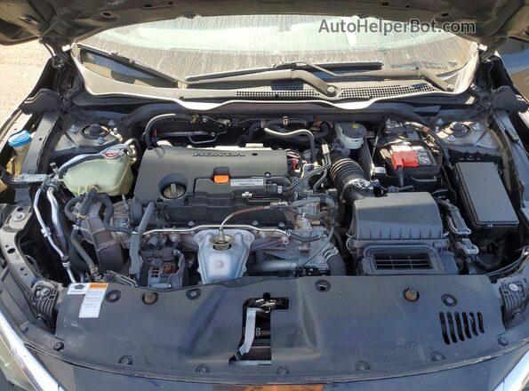 2HGFC2F5XGH539149 2016 HONDA CIVIC Black Вид задньої частини салону