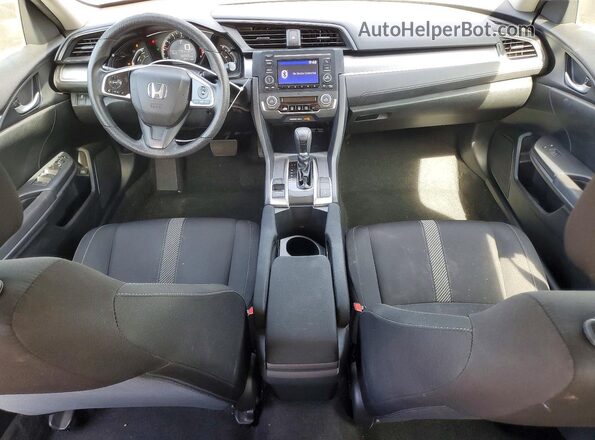 2HGFC2F5XGH539149 2016 HONDA CIVIC Black Вид панелі приладів
