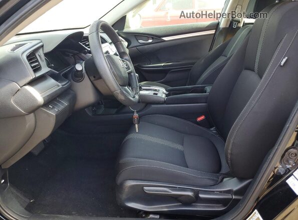 2HGFC2F5XGH539149 2016 HONDA CIVIC Black Вид салону спереду