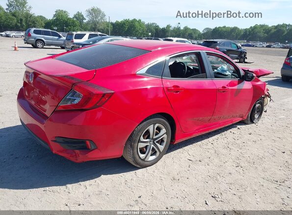 2HGFC2F5XGH545310 2016 HONDA CIVIC Red Հետևի աջ