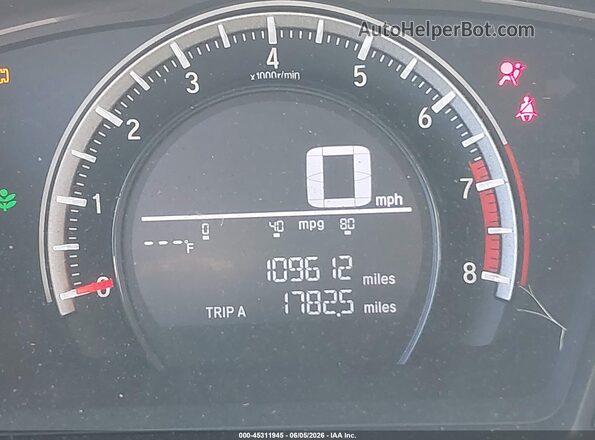 2HGFC2F5XGH545310 2016 HONDA CIVIC Red 