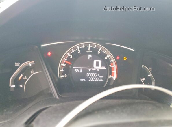 2HGFC2F5XGH555108 2016 HONDA CIVIC Gray Instrument cluster view