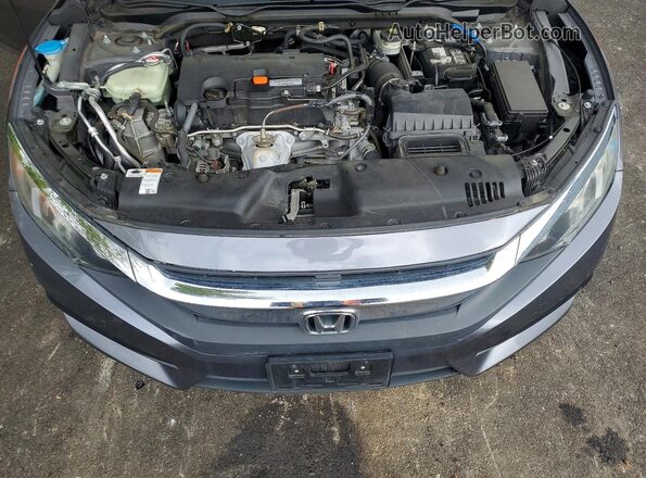 2HGFC2F5XGH555108 2016 HONDA CIVIC Gray Rear interior view