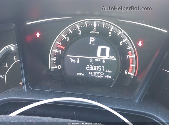 2HGFC2F5XGH555237 2016 HONDA CIVIC White 