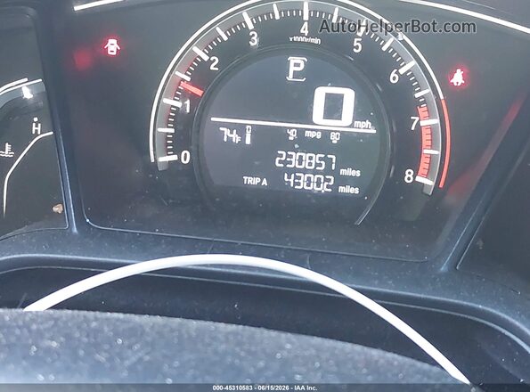 2HGFC2F5XGH555237 2016 HONDA CIVIC White 