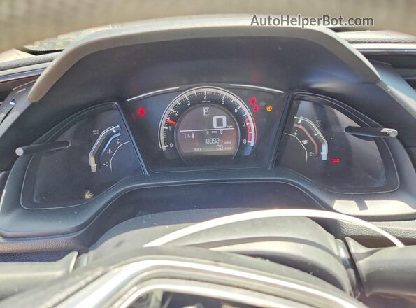 2HGFC2F5XHH502149 2017 HONDA CIVIC Silver Instrument cluster view