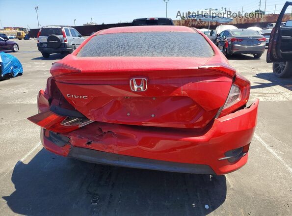 2HGFC2F5XHH507237 2017 HONDA CIVIC Red Rear view