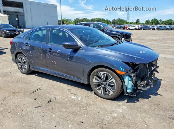 2HGFC2F5XHH525169 2017 HONDA CIVIC Серый Передняя правая четверть
