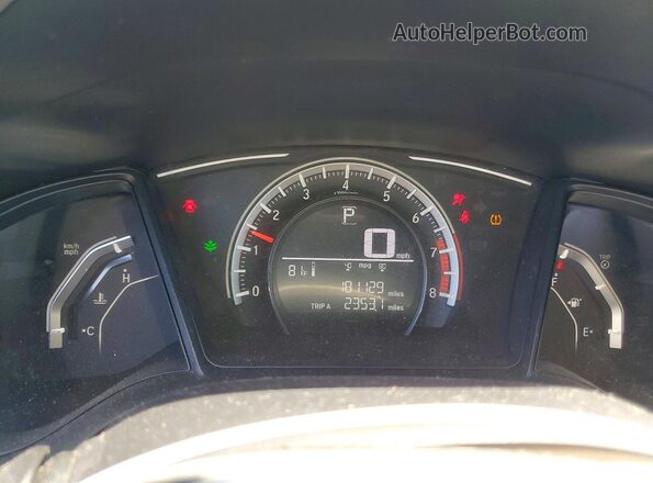 2HGFC2F5XHH525169 2017 HONDA CIVIC Серый Вид щитка приборов