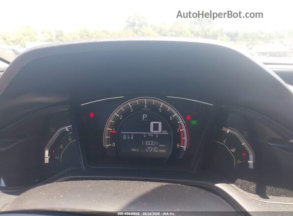 2HGFC2F5XHH538925 2017 HONDA CIVIC Black Հետևի նստատեղերի տեսք