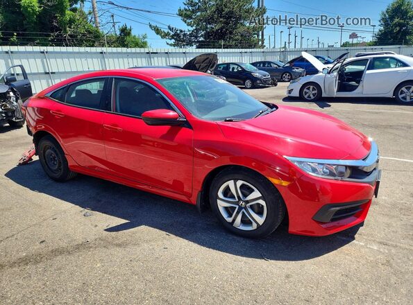 2HGFC2F5XJH503596 2018 HONDA CIVIC Red 