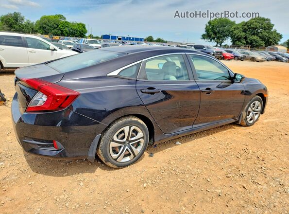2HGFC2F5XJH537022 2018 HONDA CIVIC Black Trasero derecho