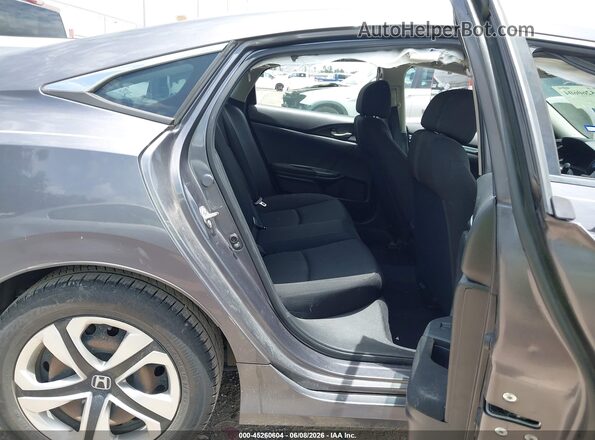 2HGFC2F5XJH555052 2018 HONDA CIVIC Gray Вид наклейки з VIN-кодом