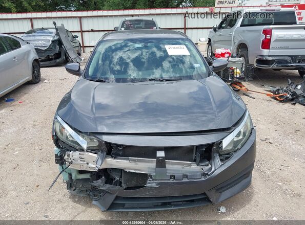 2HGFC2F5XJH555052 2018 HONDA CIVIC Gray Вид щитка приладів